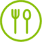 Plate and cutlery icon