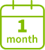 1-month calendar icon