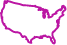 United States map icon