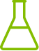 Laboratory beaker icon