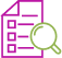 Clipboard for clinical research icon